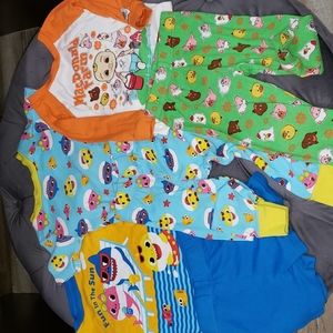 JJ cocomelon and baby shark pj bundle